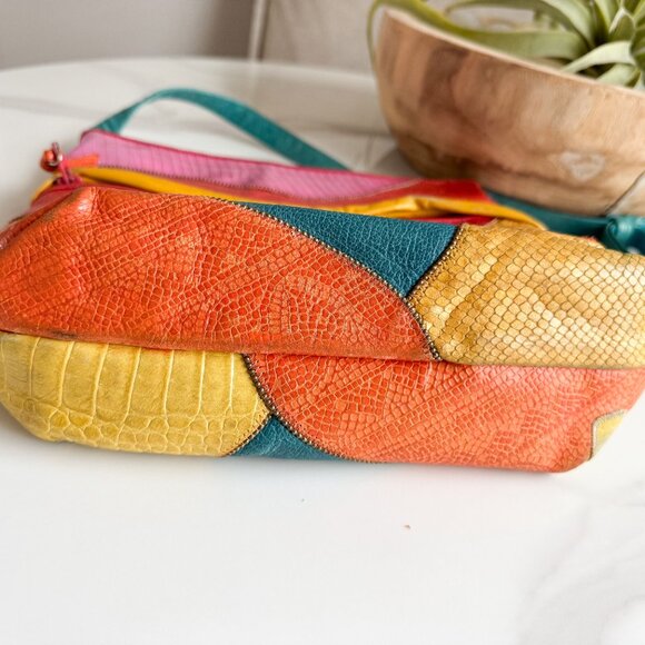 Sharif Multicolor Paris Patchwork Bag - Picture 9 of 16